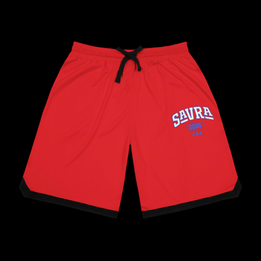 “SAVRA USA” SHORT PANTS (RED)