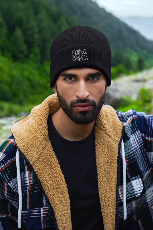 “SAVRA’S CUFFED BEANIE” (EMBROIDERY)