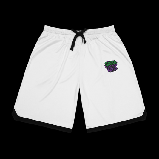 “SAVRA LEAD LOUD” SHORT PANTS (WHITE)